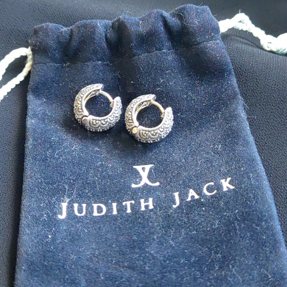 Original Judith Jack earrings! Sterling silver and marcasite. - Picture 3 of 6